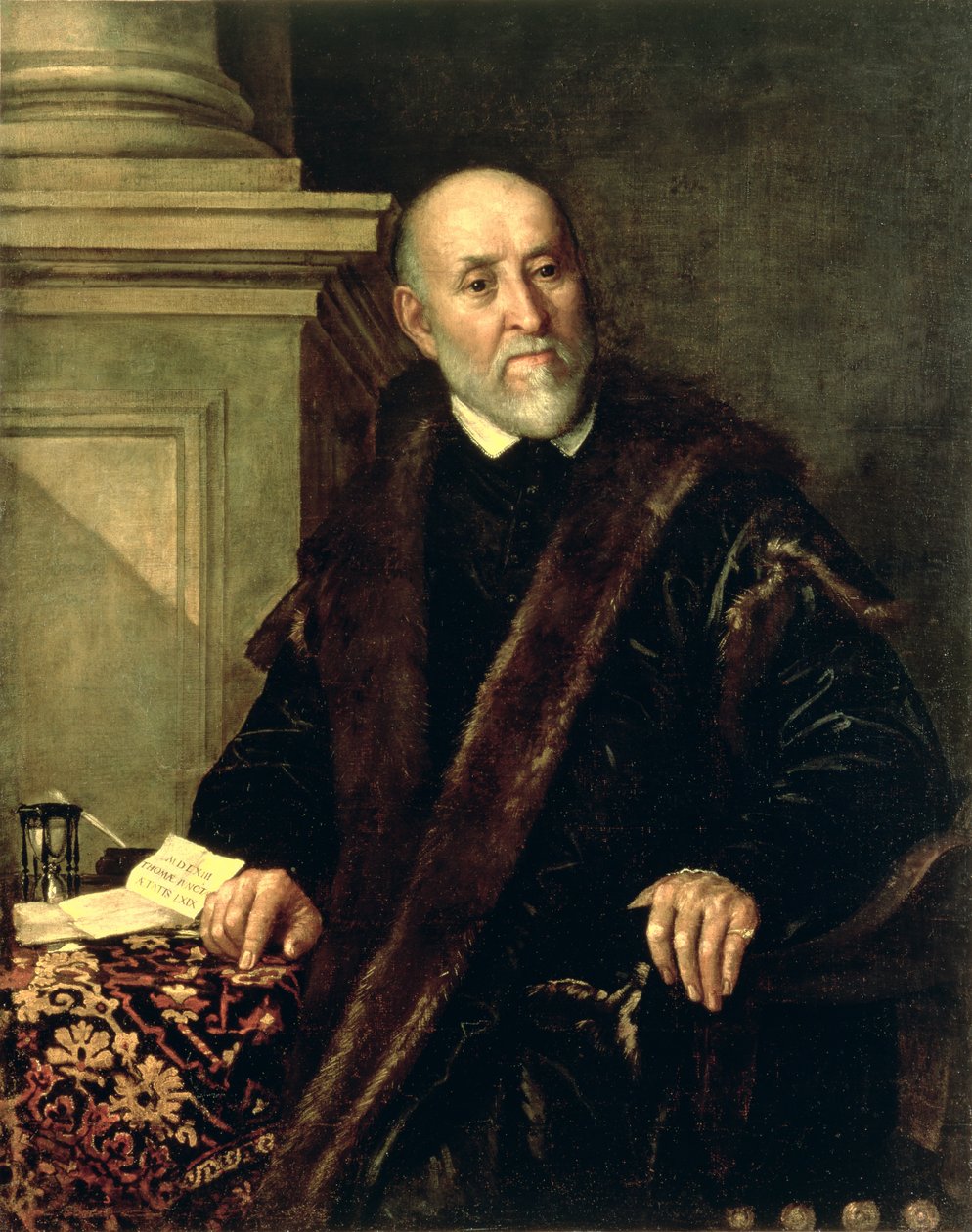 Portret van Tommaso Giunta, 1563 door Benedetto Caliari