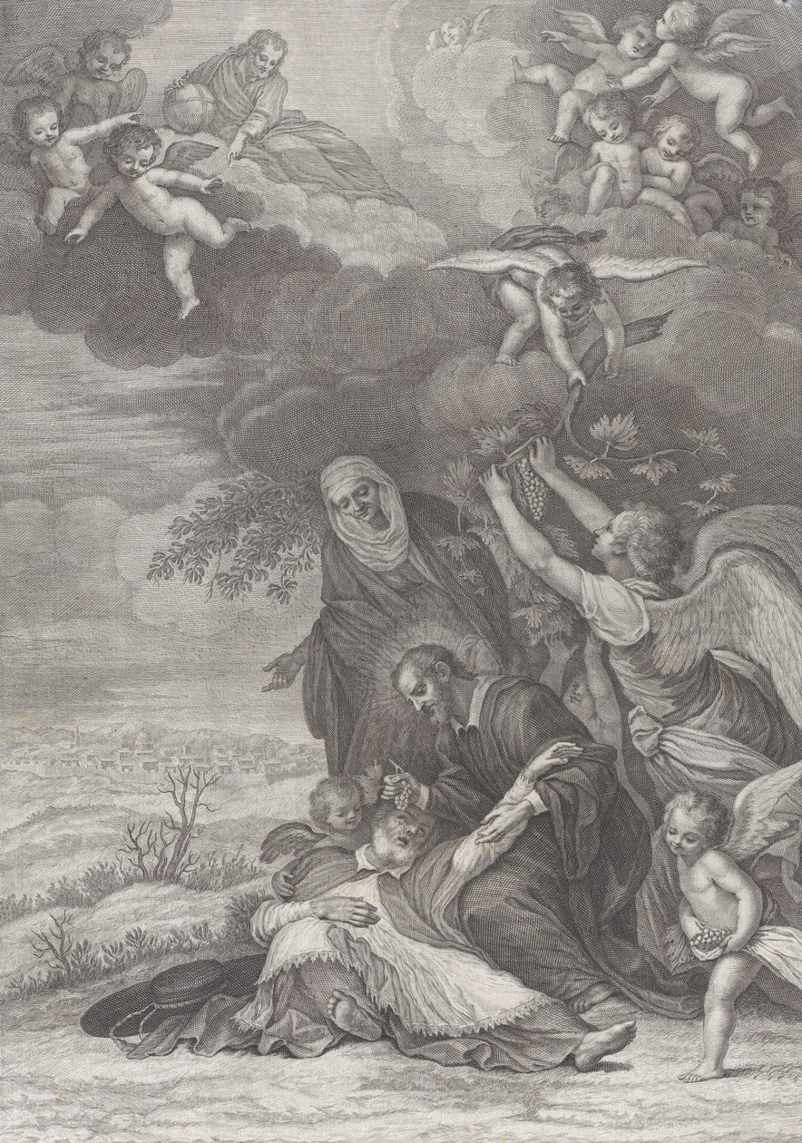 Wonder van een Heilige, 1777 door Benedetto Eredi