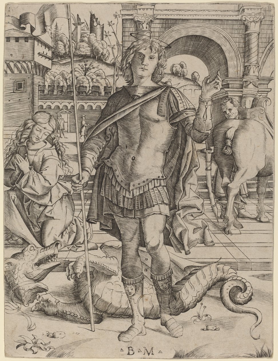 Sint Joris door Benedetto Montagna