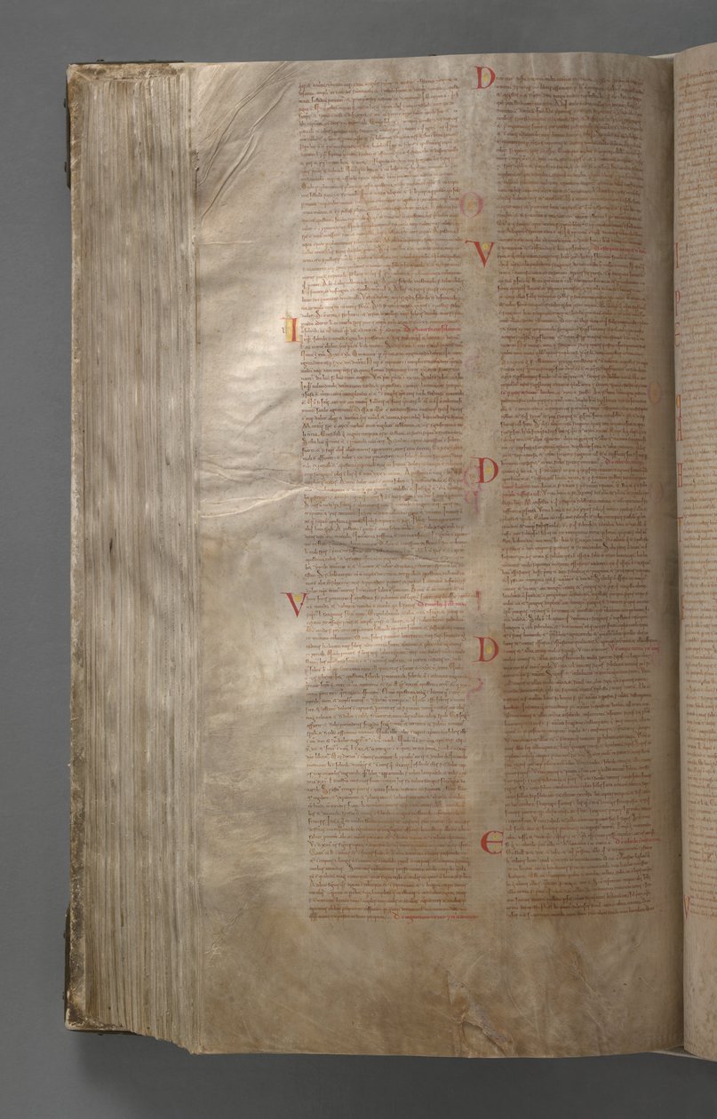 De Codex Gigas (Reuzenboek) door Benedictine monastery of Podlažice