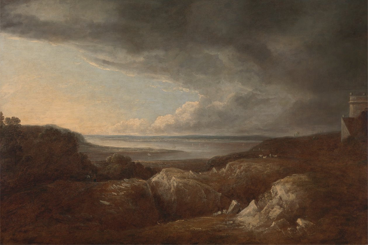 Uitzicht op de rivier de Severn, nabij King