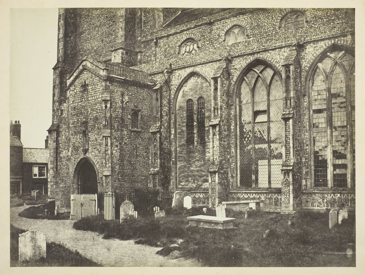 Zuidkant van Cromer Kerk door Benjamin Brecknell Turner