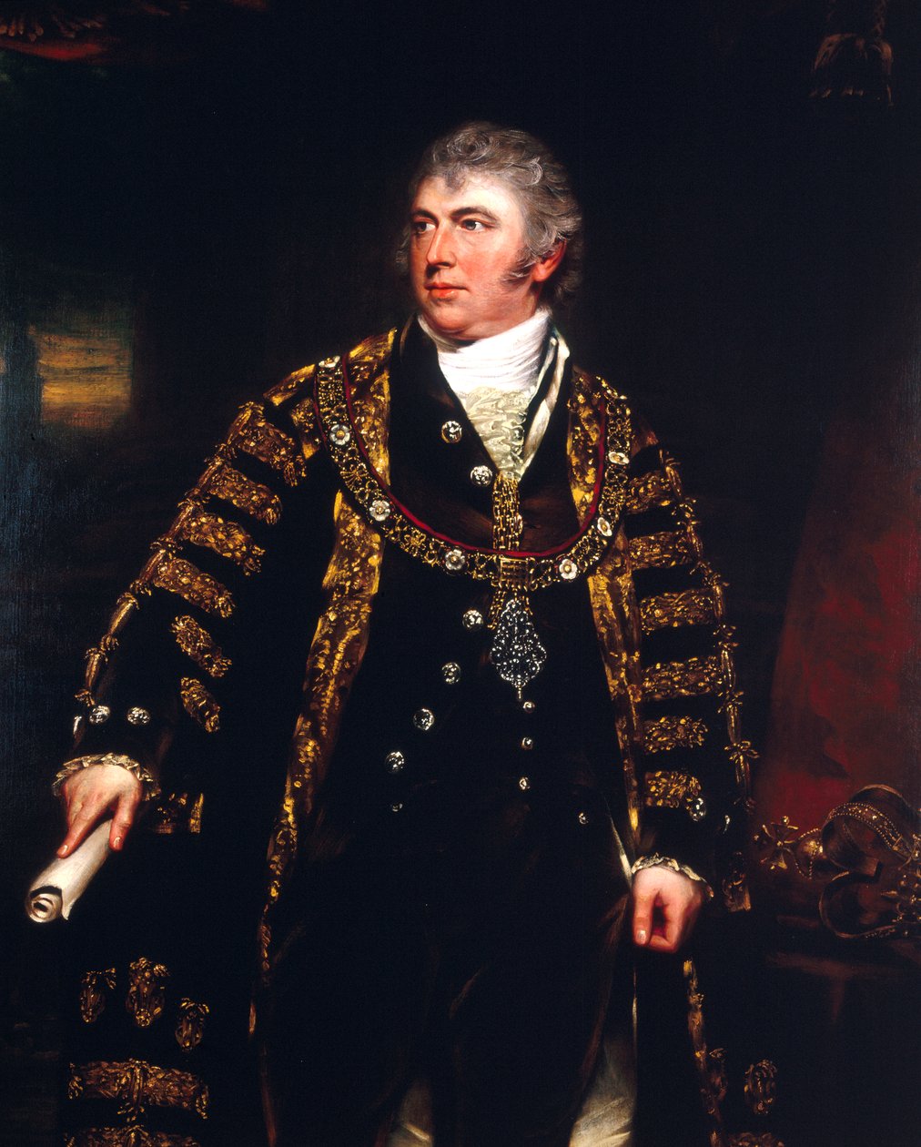 Harvey Christian Combe, burgemeester 1799 door Benjamin Burnell