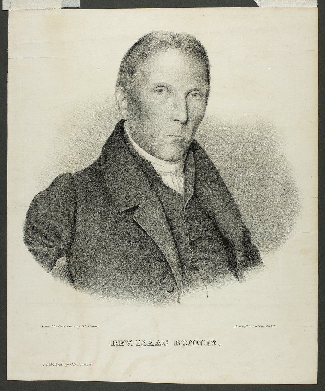 Reverend Isaac Bonney door Benjamin F. Nutting