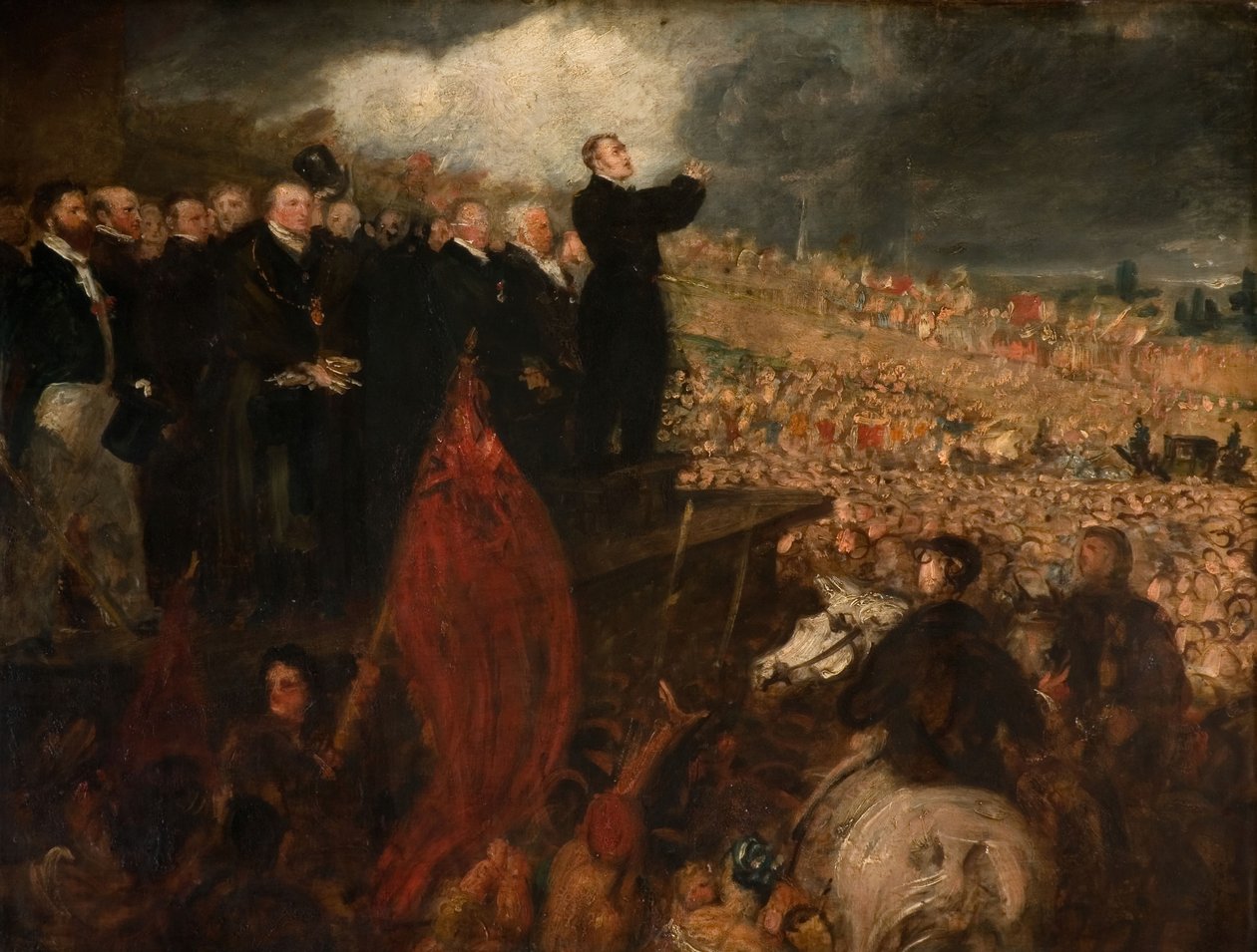 Bijeenkomst van de Birmingham Political Union, 1832-33 door Benjamin Robert Haydon