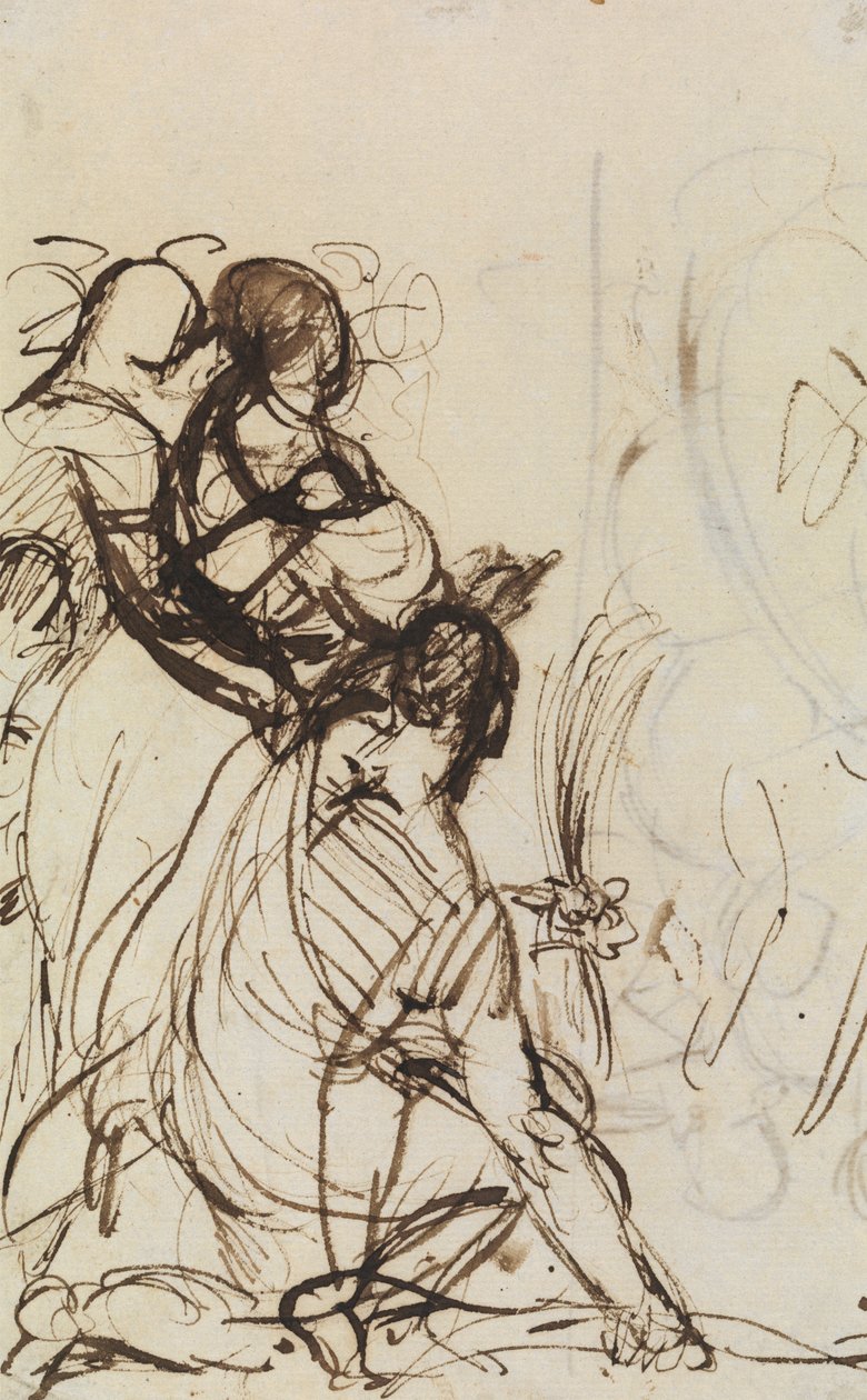 Studie voor, Christus