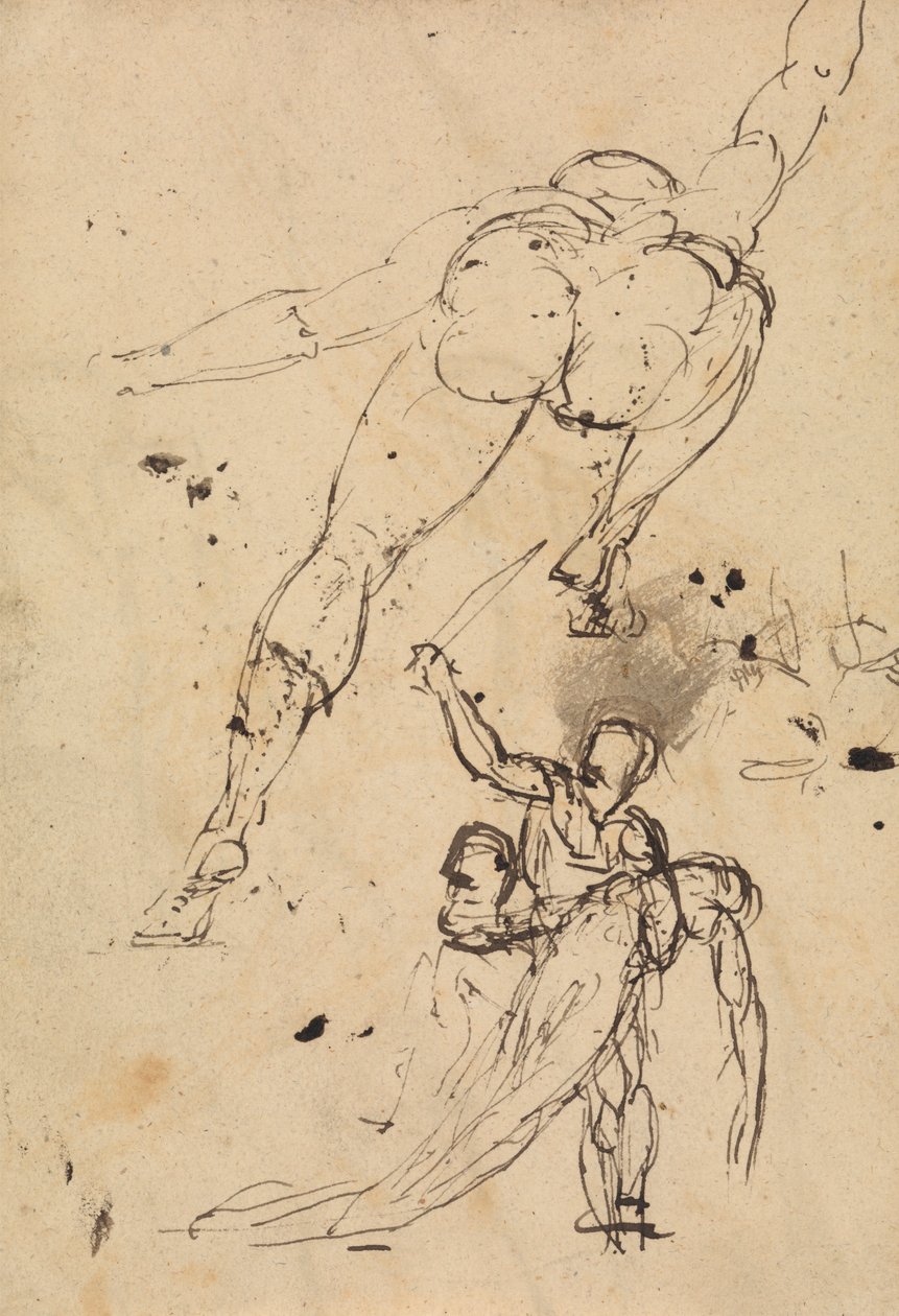 Studie voor Hercules en Persephone door Benjamin Robert Haydon