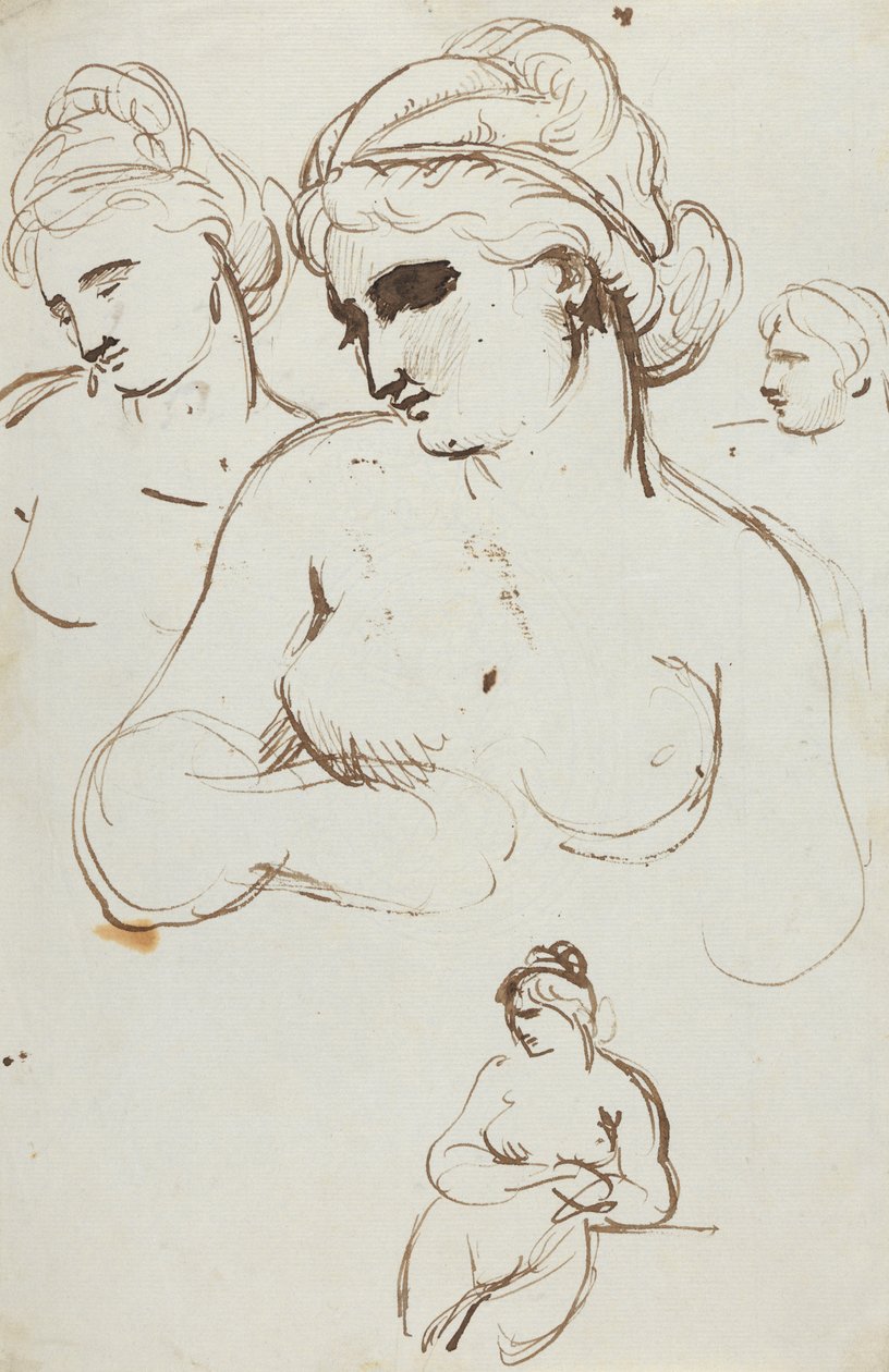Studie van Naakte Vrouw door Benjamin Robert Haydon