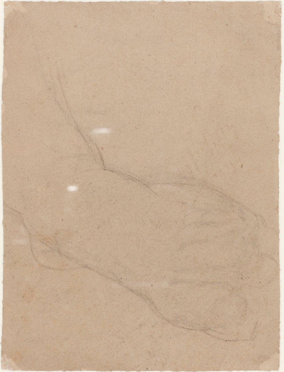 Studie van een voet [verso] door Benjamin Robert Haydon