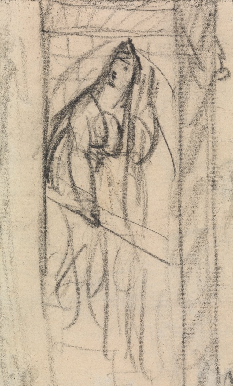 De moord op Duncan - Lady Macbeth, nadert Macbeth en het lichaam door Benjamin Robert Haydon