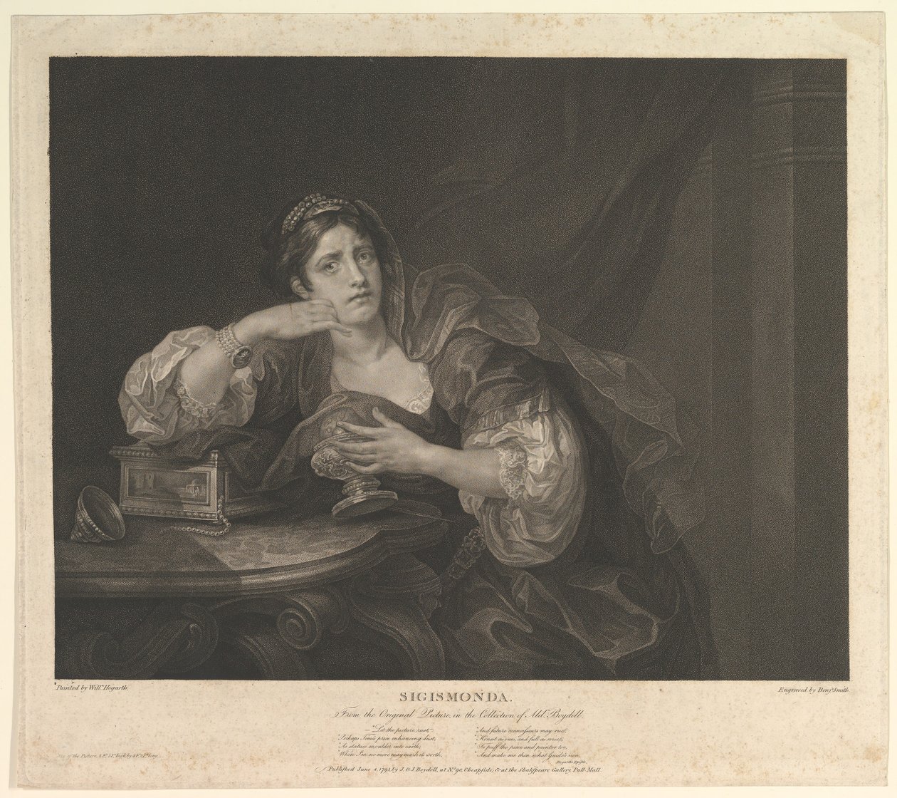 Sigismonda door Benjamin Smith