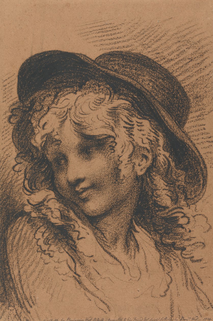Portret van de Zoon van de Kunstenaar, Raphael door Benjamin West