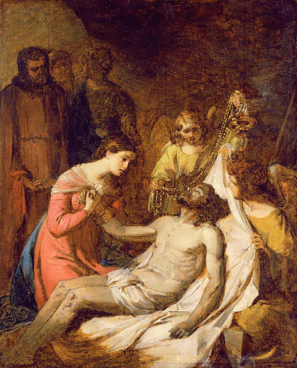 Studie van de rouw om de dode Christus door Benjamin West