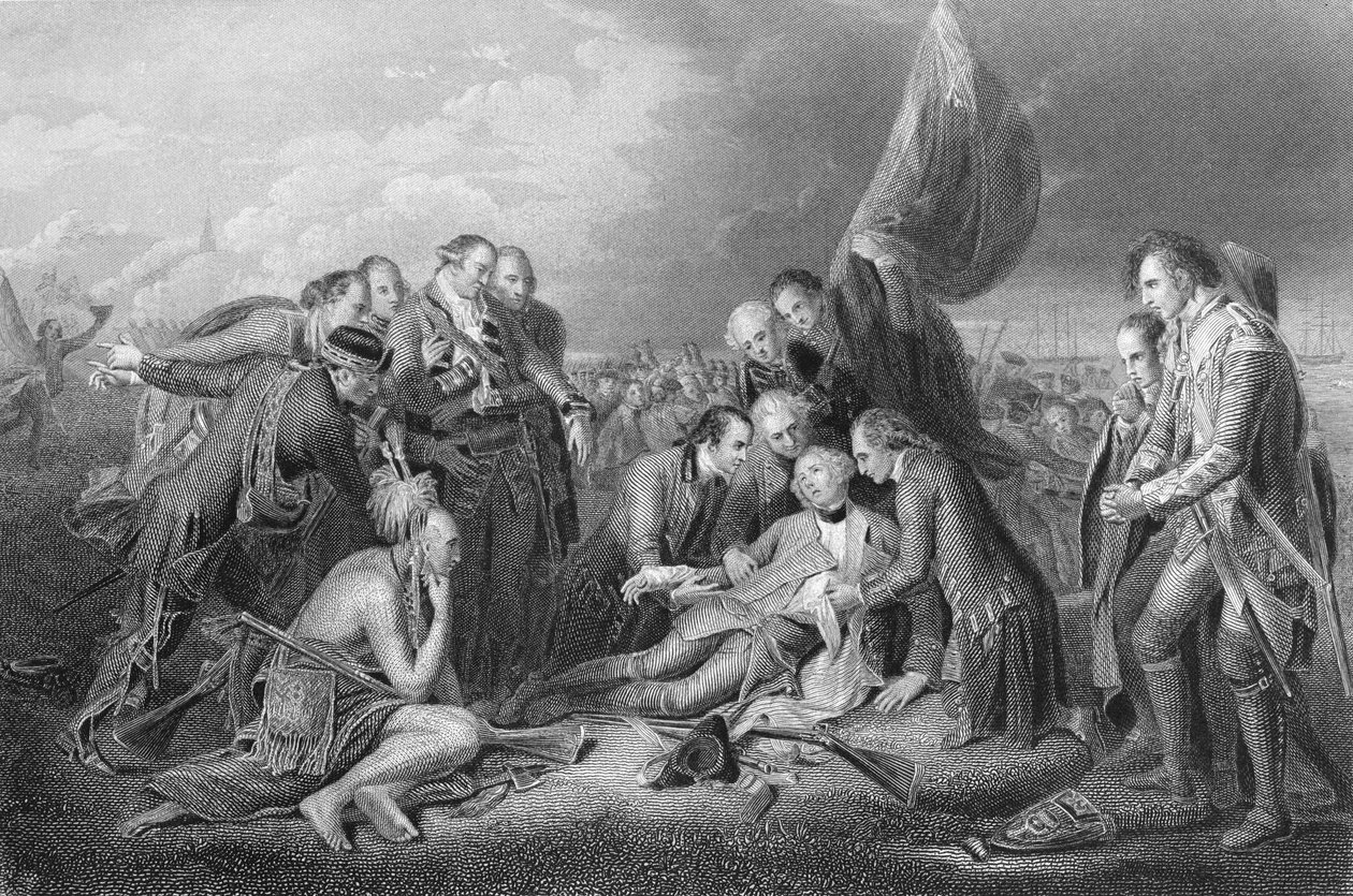 De Dood van Generaal Wolfe, 1759, uit 