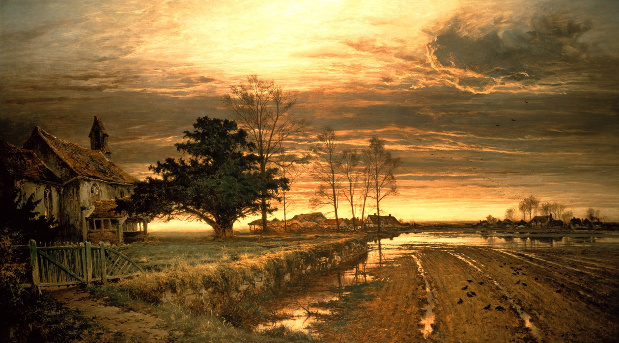 In de avond zal het licht zijn, 1882 door Benjamin Williams Leader