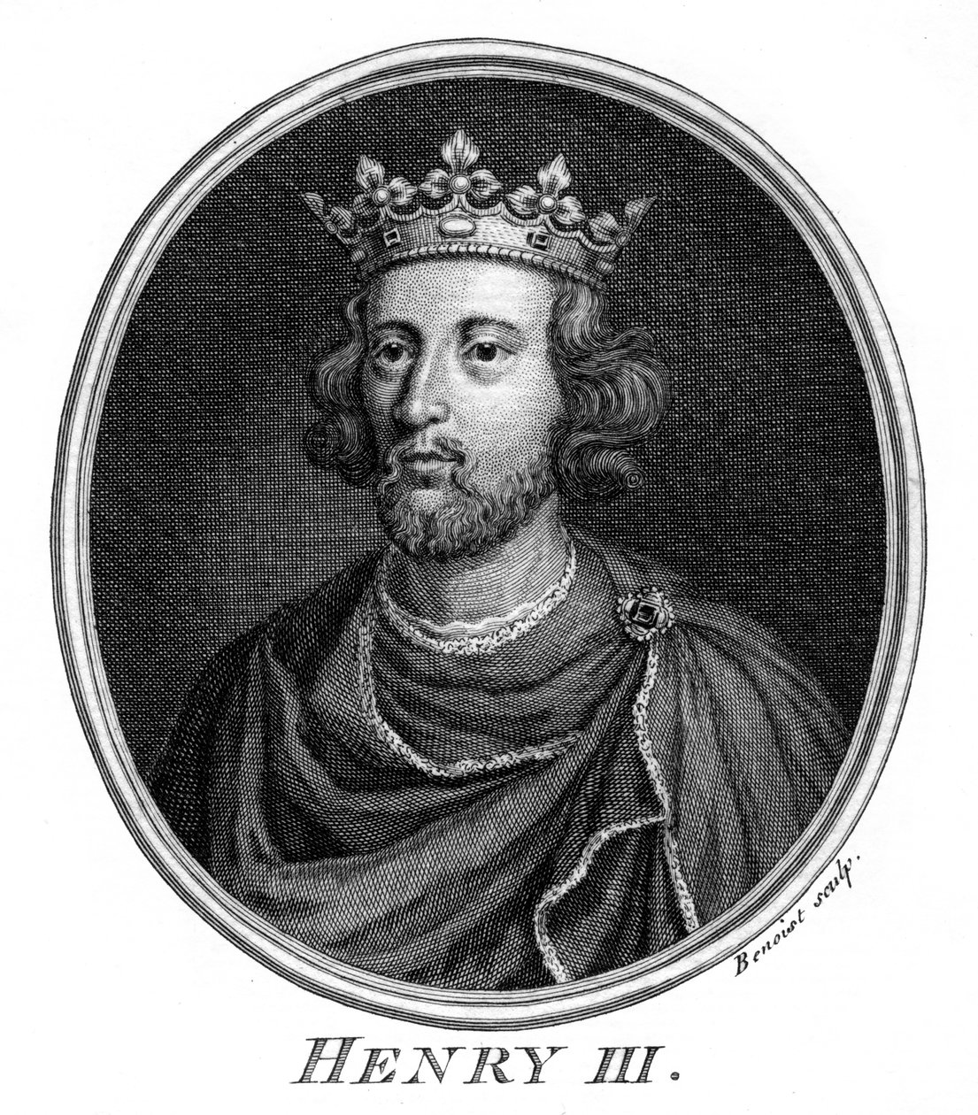 Hendrik III, koning van Engeland door Benoist
