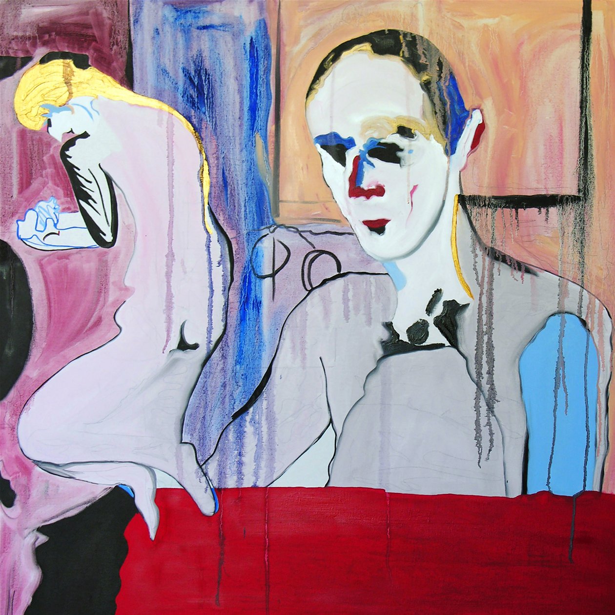 De familie Bonnard, 2005 (olieverf op doek) door Benoit Erwann Boucherot
