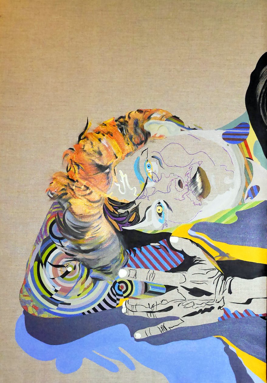 Surportret: Hippolyte, akte 2, 2016 (olieverf op doek) door Benoit Erwann Boucherot