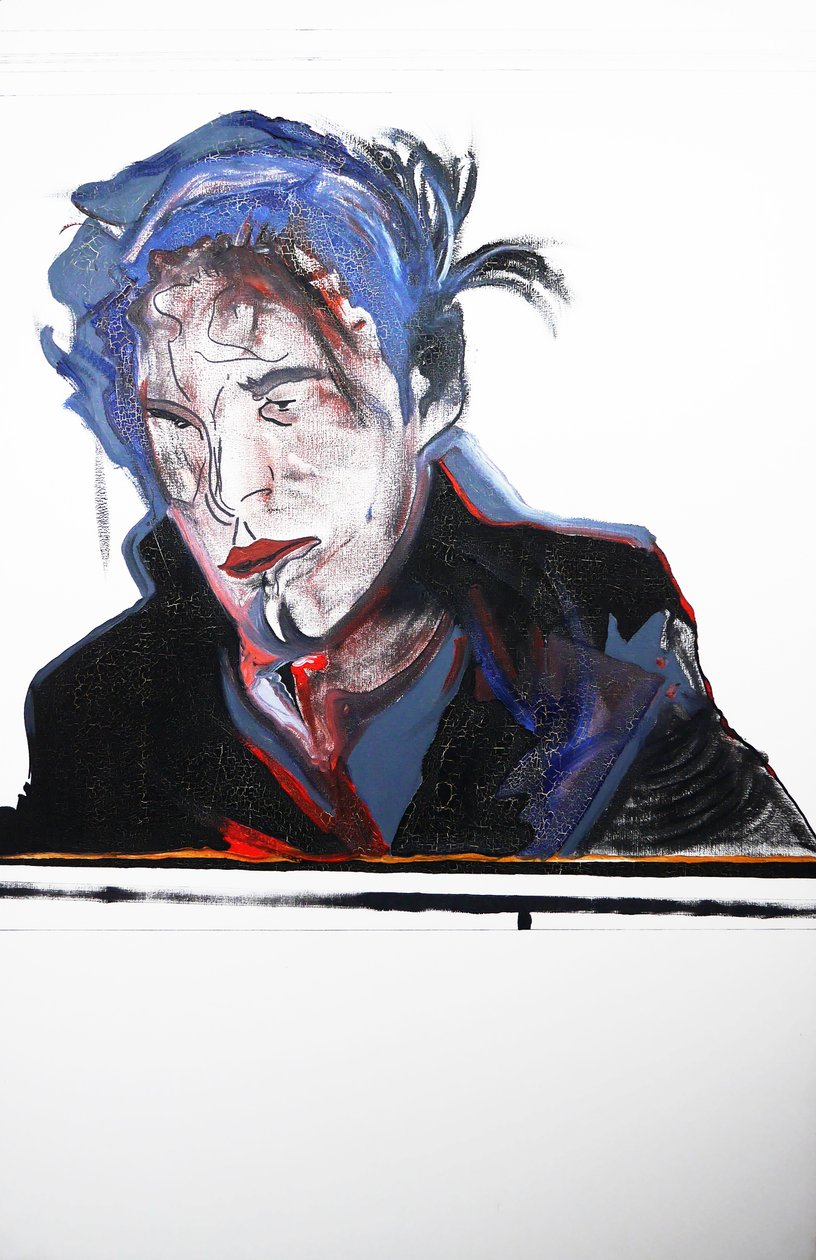 Surportret : le fantôme 1, 2000 (olieverf op doek) door Benoit Erwann Boucherot
