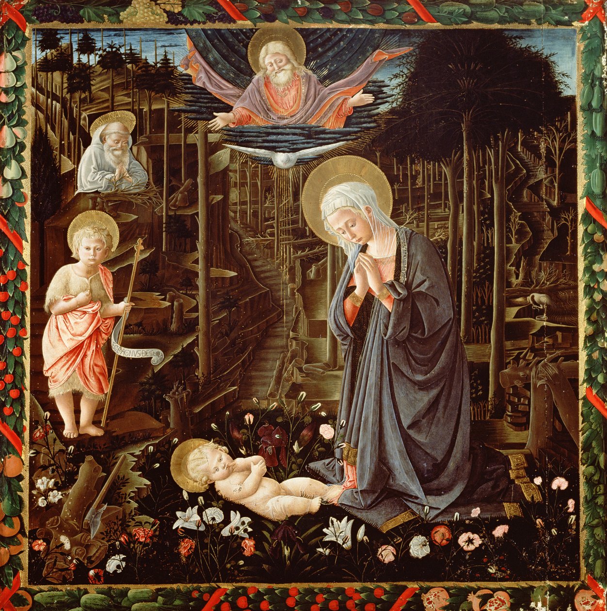 Madonna en Kind, uit de Kapel van de Magi door Benozzo di Lese di Sandro Gozzoli