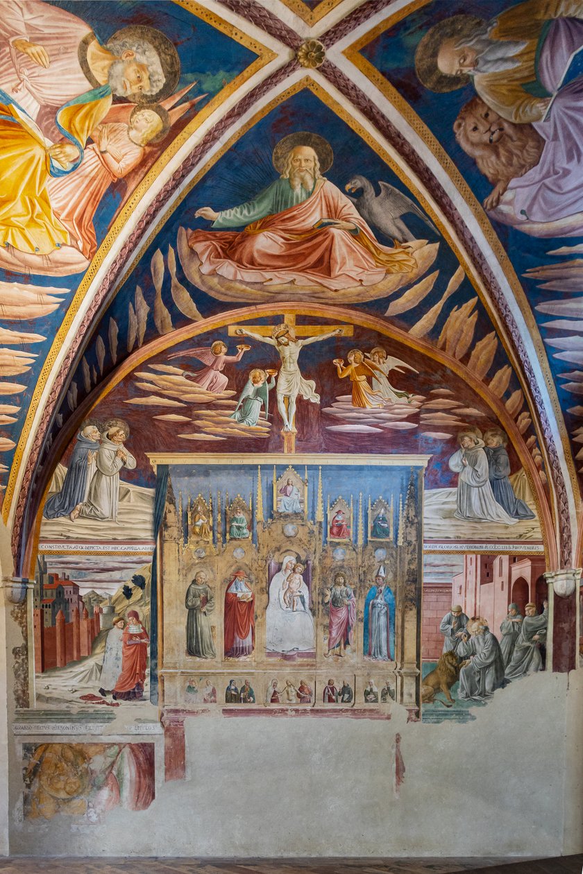 Kapel van St. Jerome door Benozzo di Lese di Sandro Gozzoli