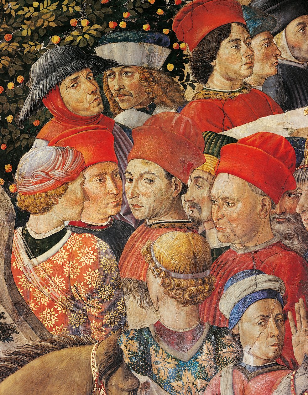 De cavalcade van de wijzen door Benozzo di Lese di Sandro Gozzoli
