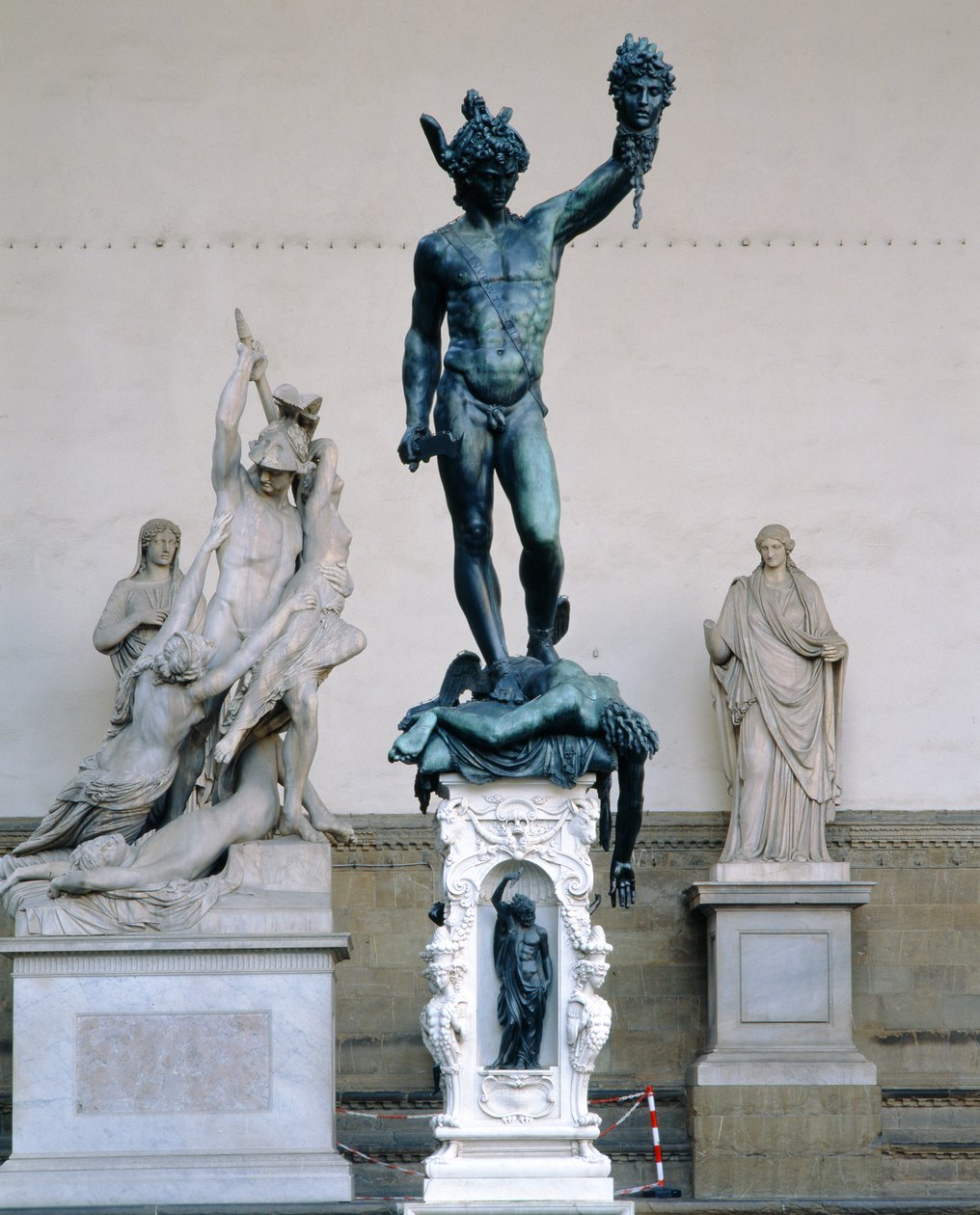 Perseus met het hoofd van Medusa, 1545-54 door Benvenuto Cellini