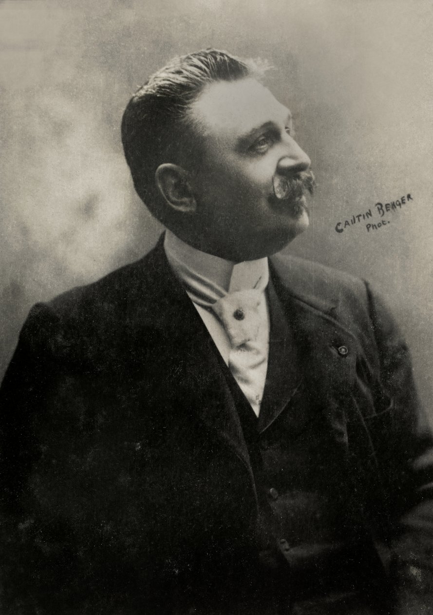 Portret van de Franse baron Henry De La Vaulx ( 1870 door Berger & Cautin