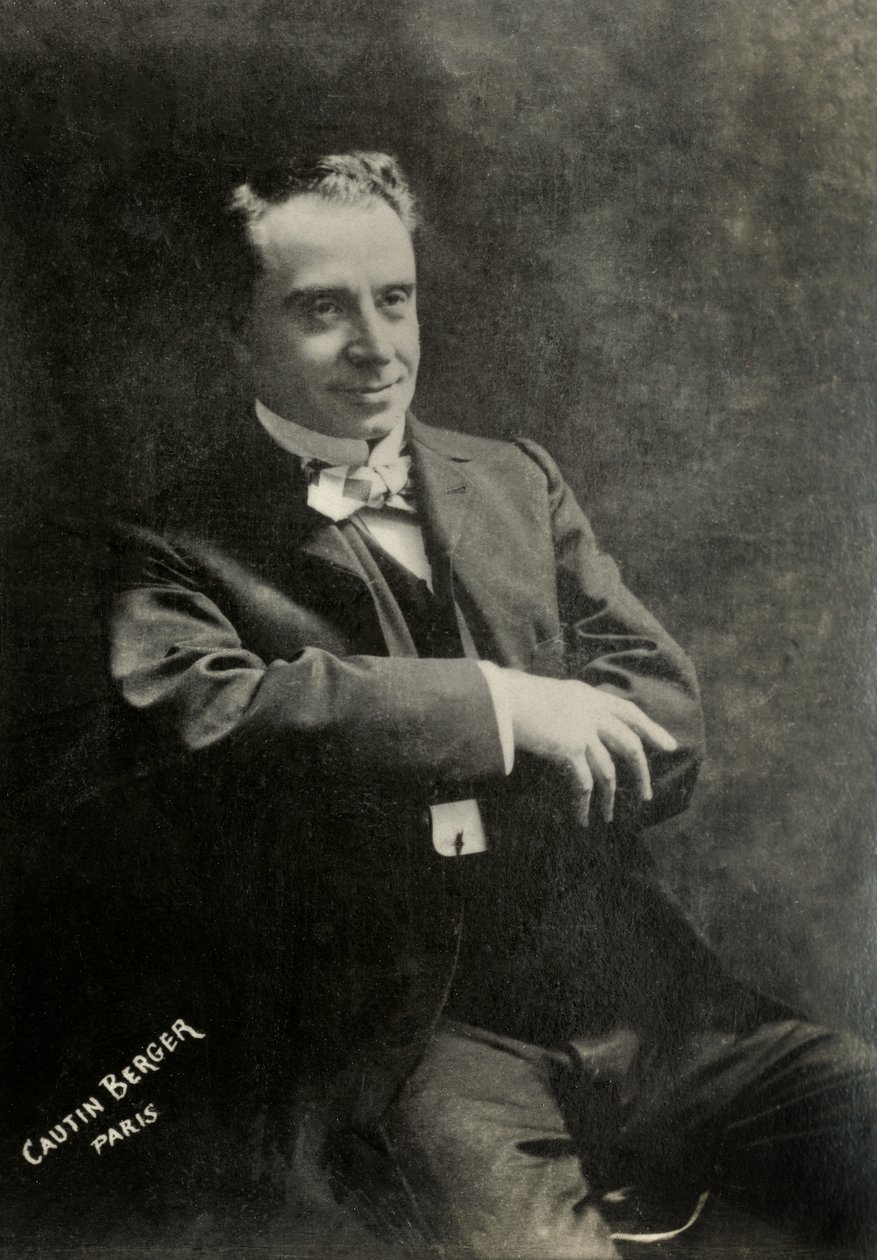 Portret van de Franse kunstenaar Jules Charles Truffier ( 1856 door Berger & Cautin