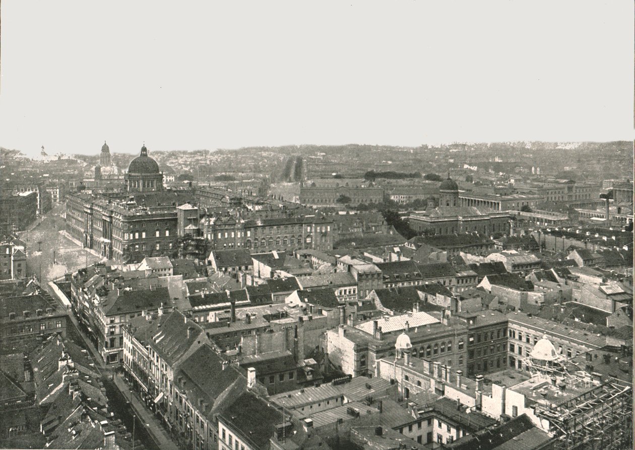 Panorama van de stad Berlijn, Duitsland, 1895 door Berlin Photographic Co