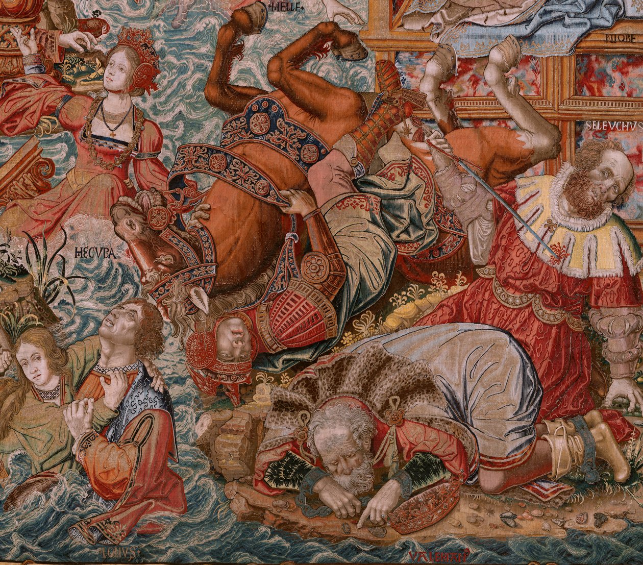 De Eerbewijzen. Fortuna, De weg naar de Eerbewijzen door Bernaert van (circle of) Orley