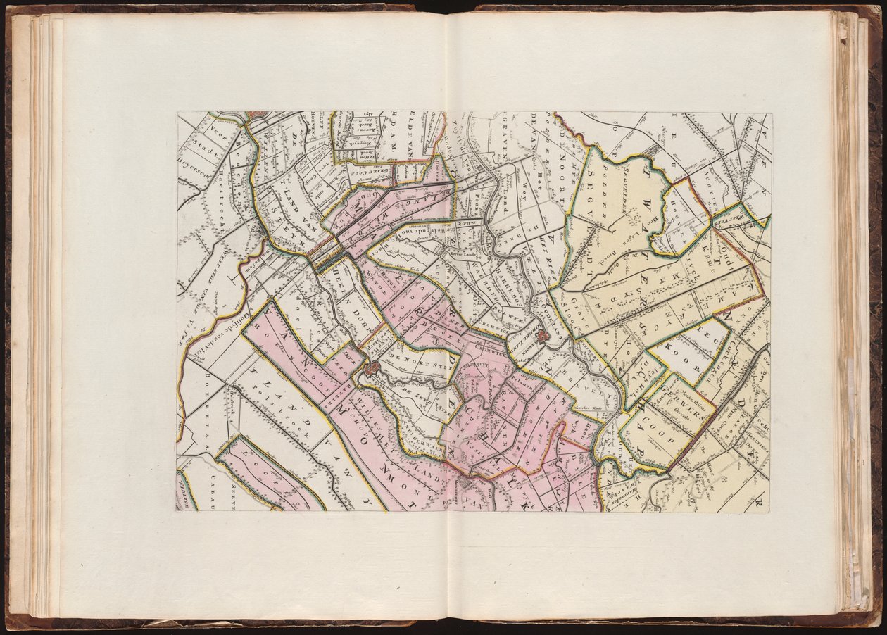 Nieuwe kaart van het Land van Utrecht volgens orde van d