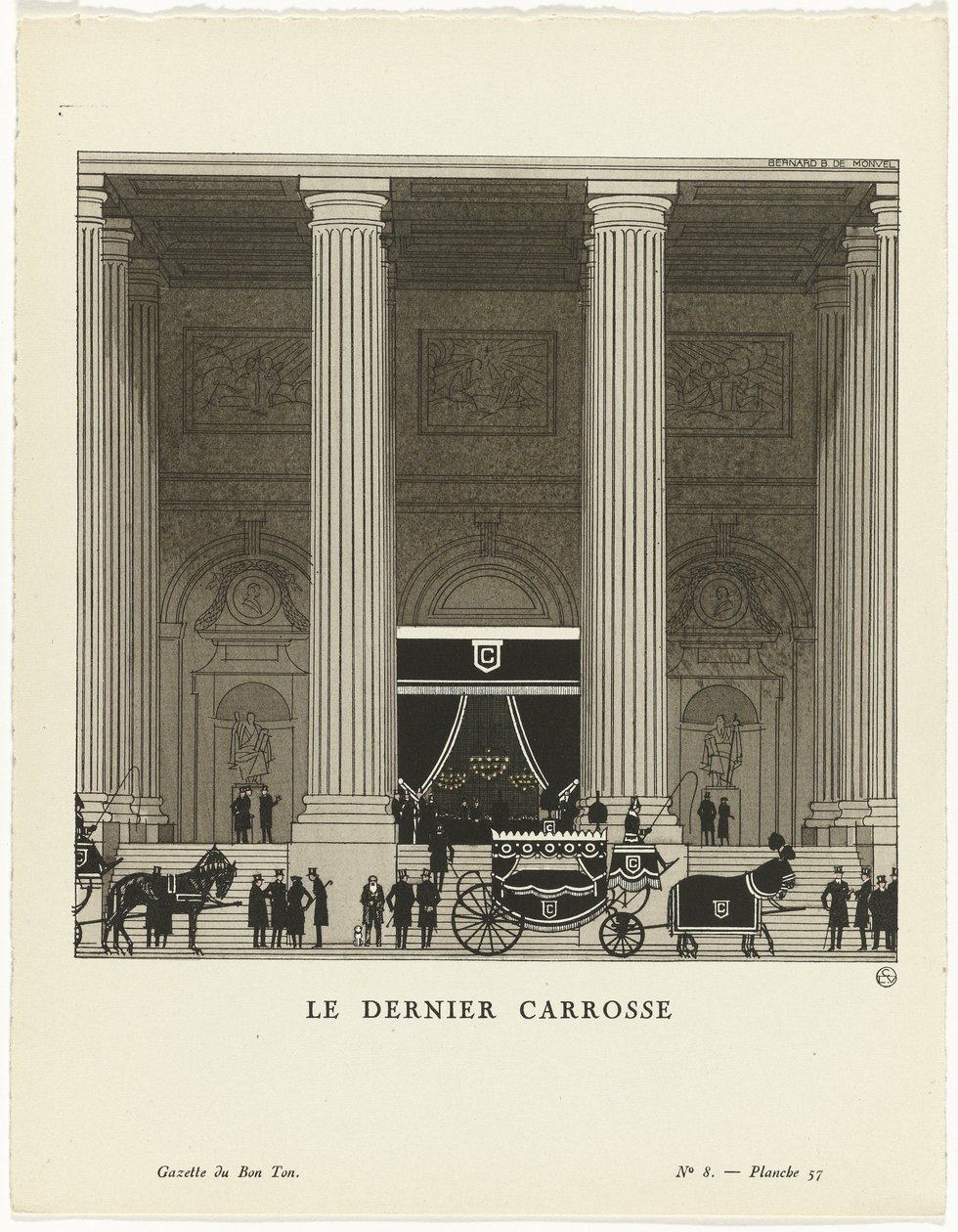 Gazette du Bon Ton door Bernard Boutet de Monvel