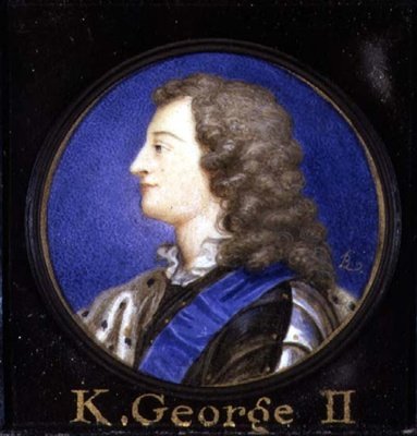 Portret van George II (1683-1760) door Bernard III Lens