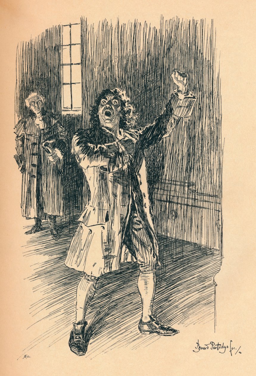 De Acteur, ca. 1899 door Bernard Partridge