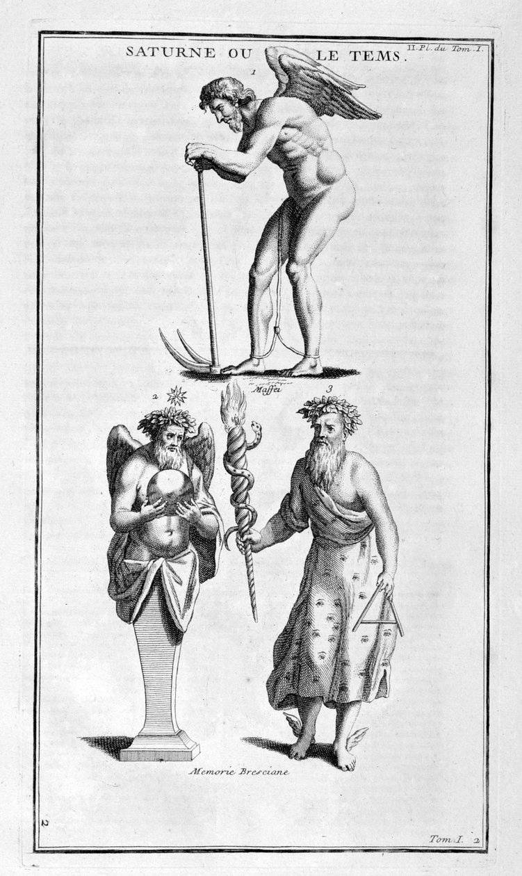 Saturnus door Bernard de Montfaucon