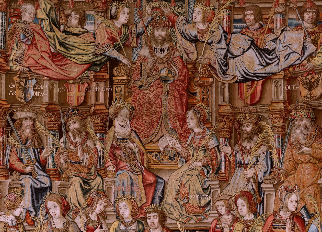 Eer (El Honor). Tweede wandtapijt in de serie. Ca 1550. door Bernard van Orley