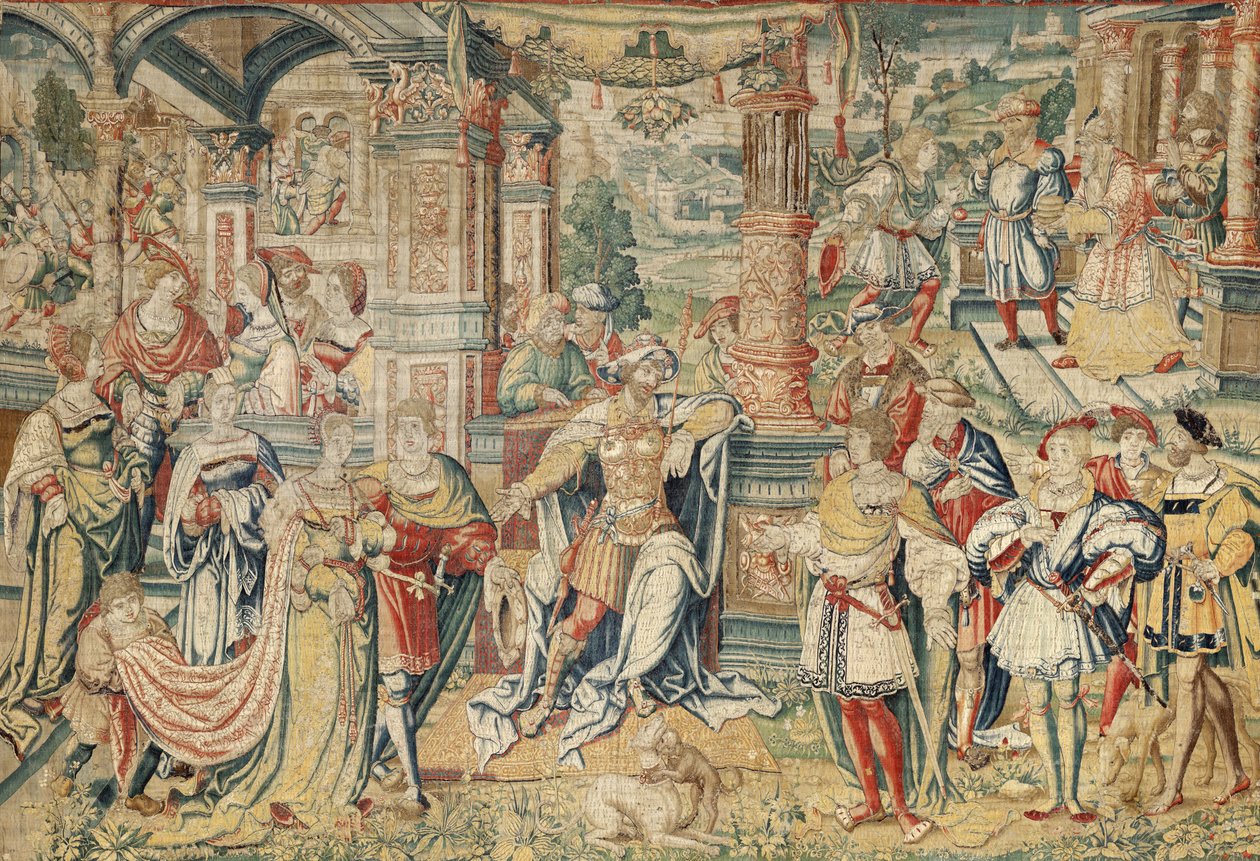 Serie van de geschiedenis van David, c.1525 door Bernard van Orley