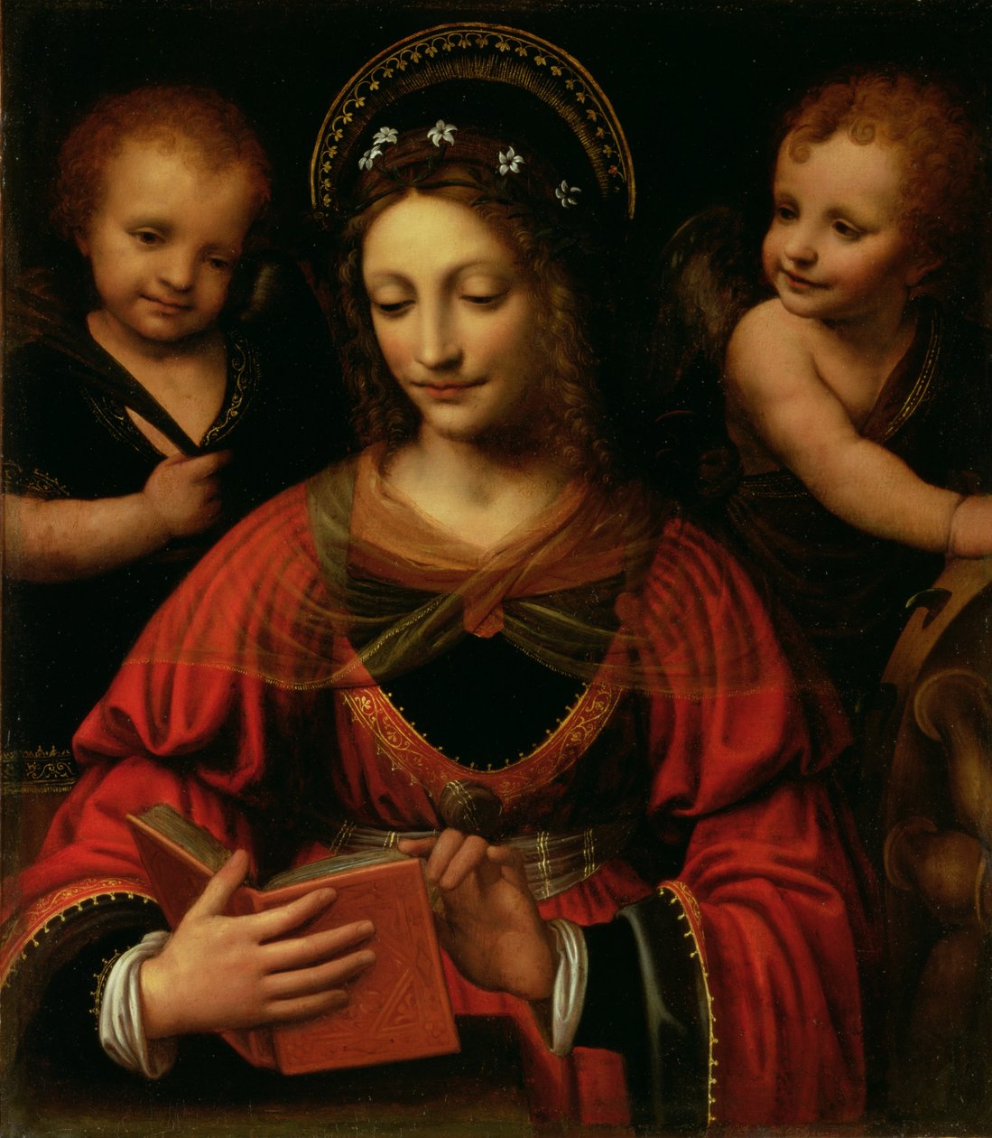 St. Catharina, 1527-31 door Bernardino Luini