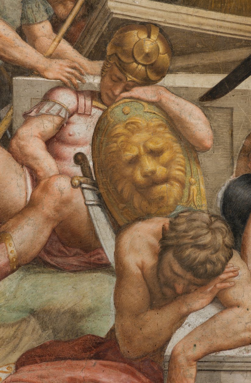Counterfaccata, Bernardino Gatti, Opstanding 1529, (detail) door Bernardino Gatti