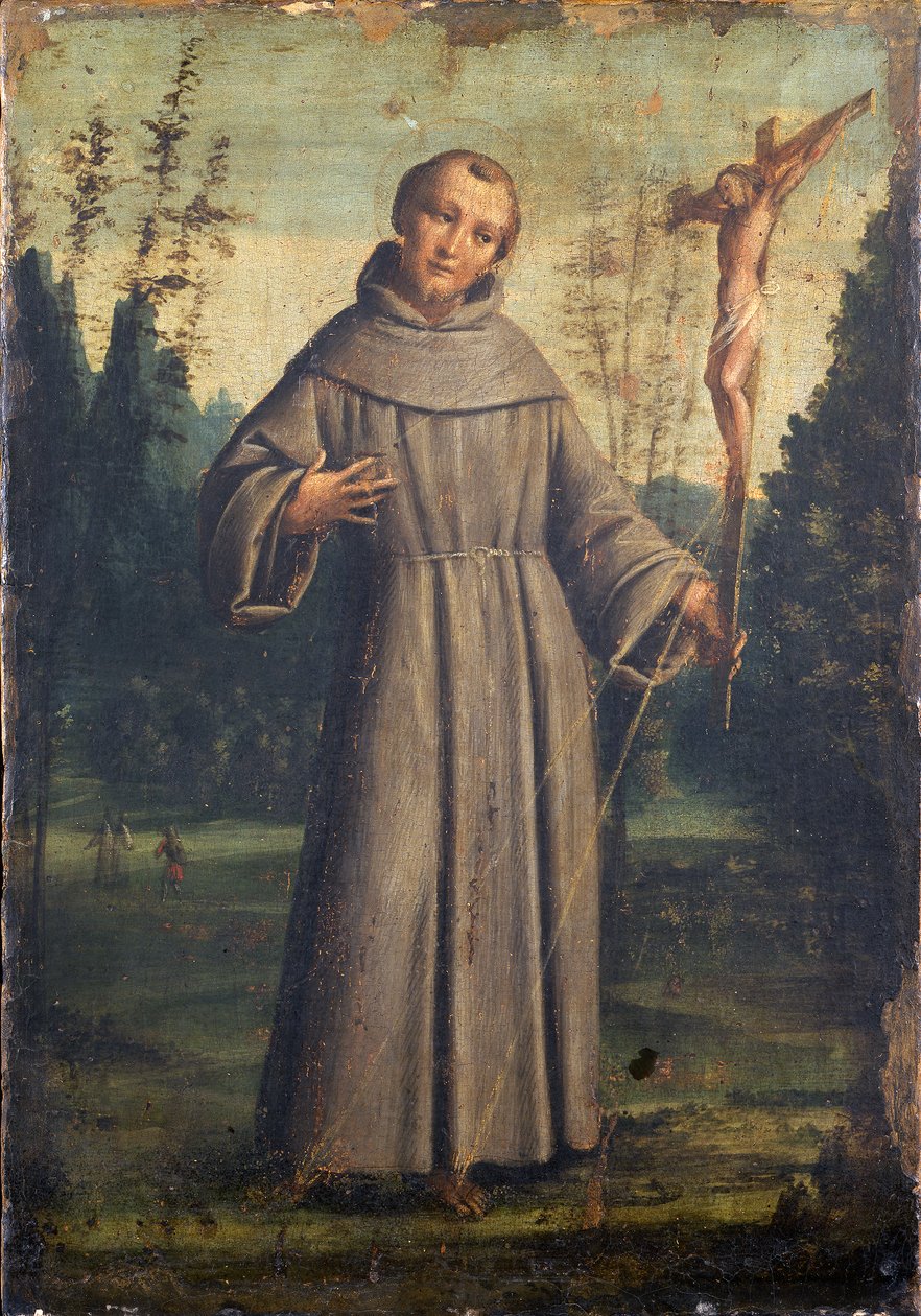 Sint Franciscus van Assisi door Bernardino Lanino