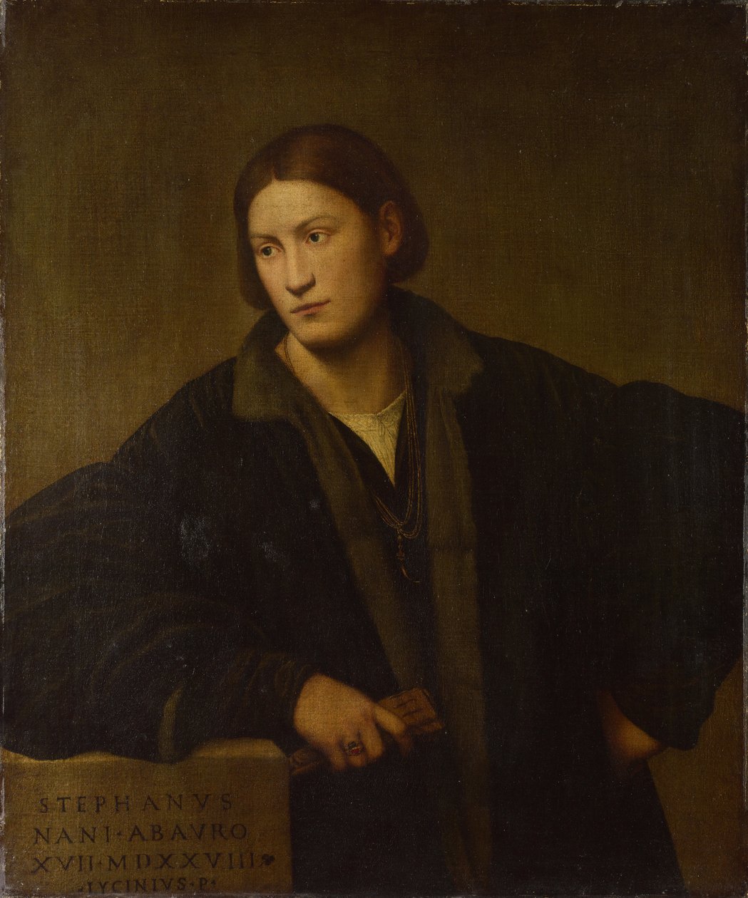 Portret van Stefano Nani door Bernardino Licinio