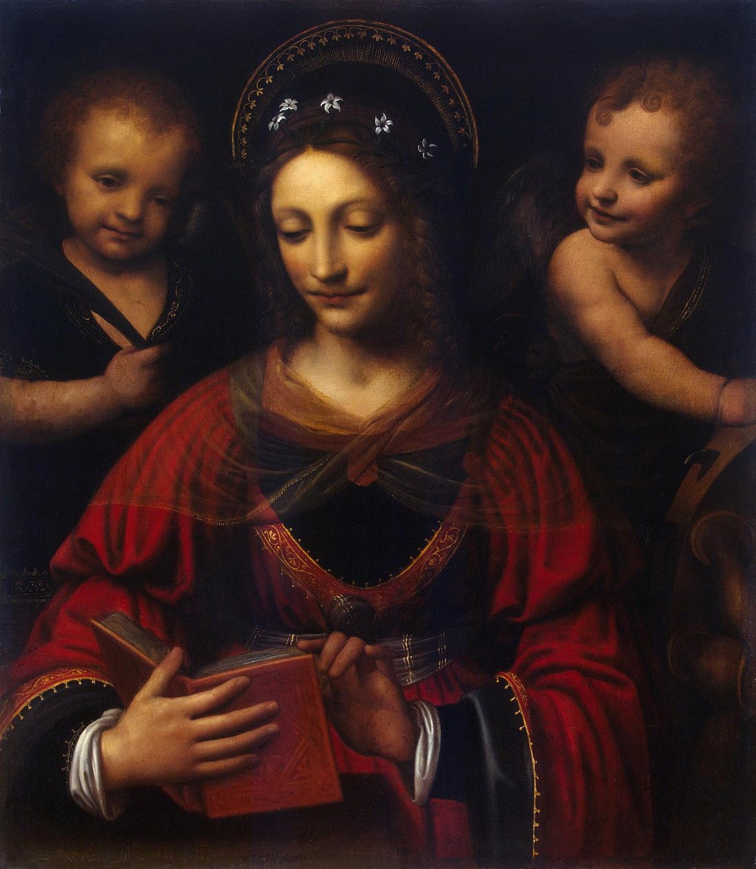 Italiaans: Santa Caterina St Catherine door Bernardino Luini