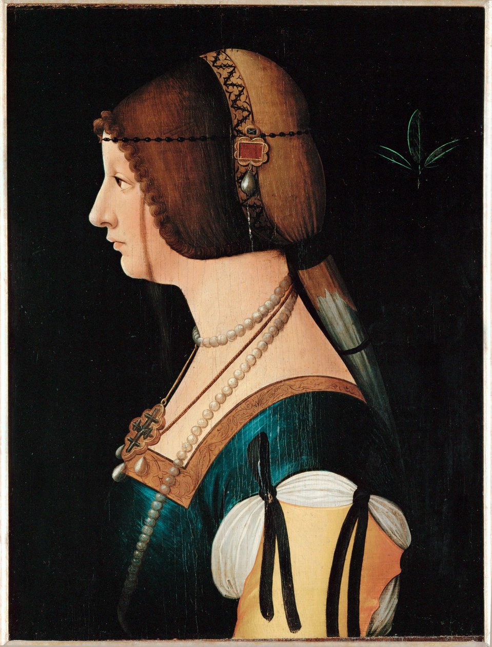 Bianca Maria Sforza, tweede vrouw van keizer Maximiliaan I ... door Bernardino de