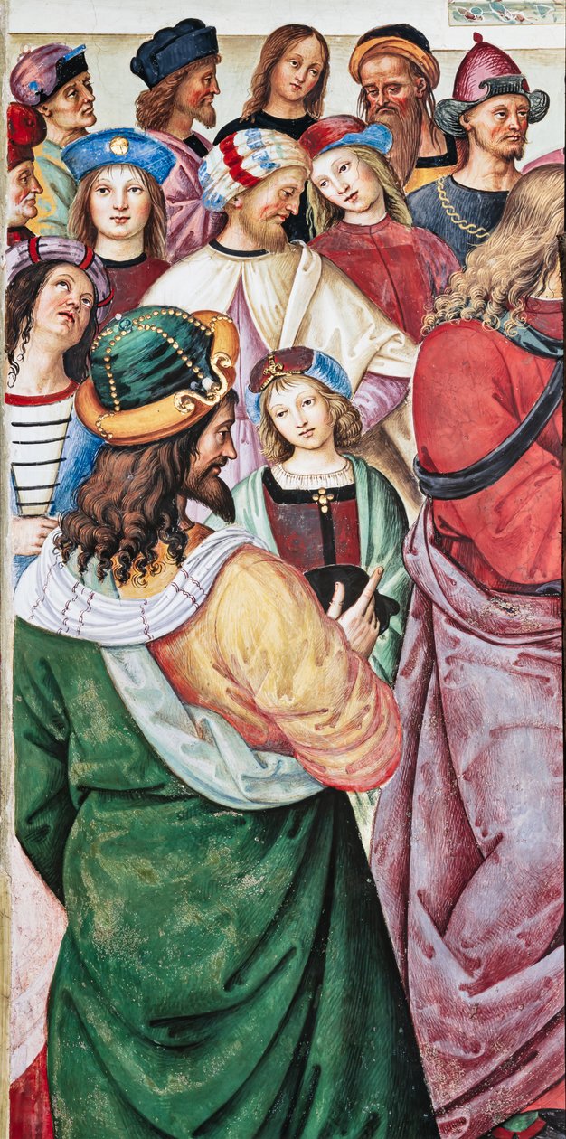 De Piccolomini Bibliotheek, noordoostelijke muur: 