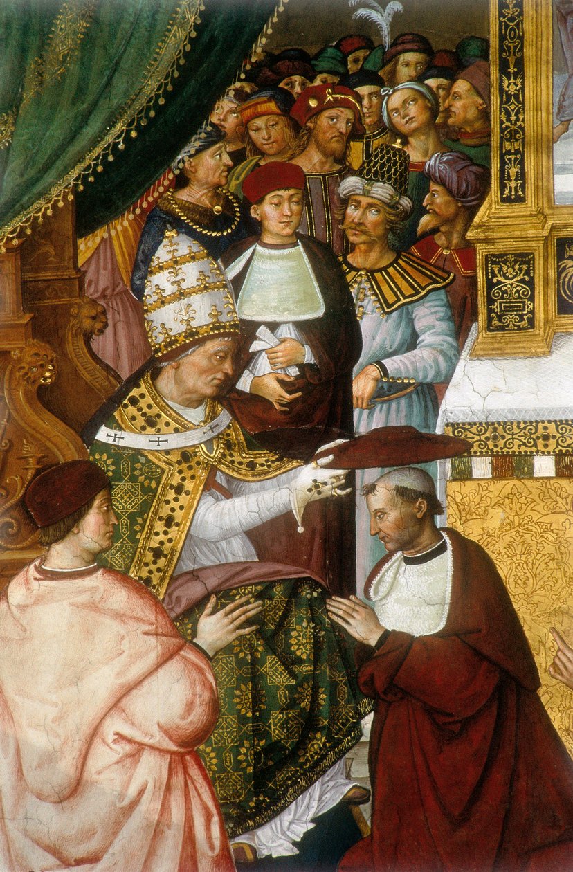 Leven van paus Pius II (Enea Silvio Piccolomini) door Bernardino di Betto Pinturicchio