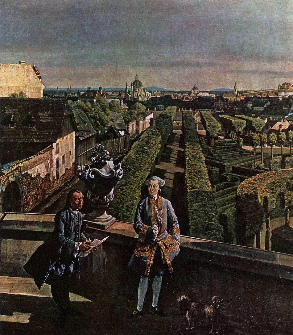 Wenen, Panorama vanaf Palais Kaunitz door Bernardo Bellotto