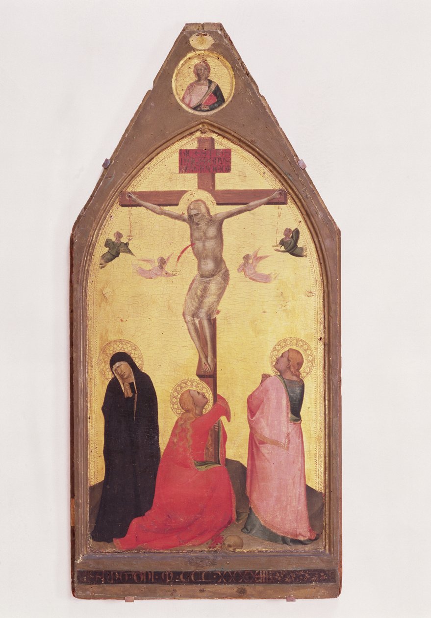 Kruisiging, 1343 door Bernardo Daddi