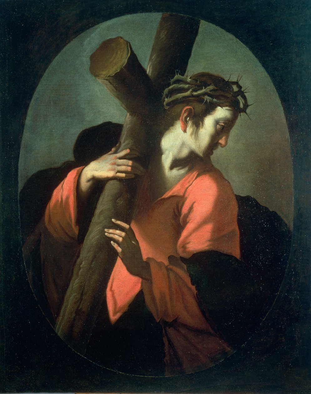 Christus Draagt het Kruis, c.1608-09 door Bernardo Strozzi
