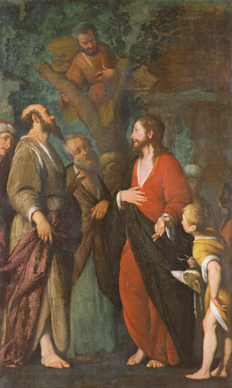 Bekering van Zacheüs door Bernardo Strozzi